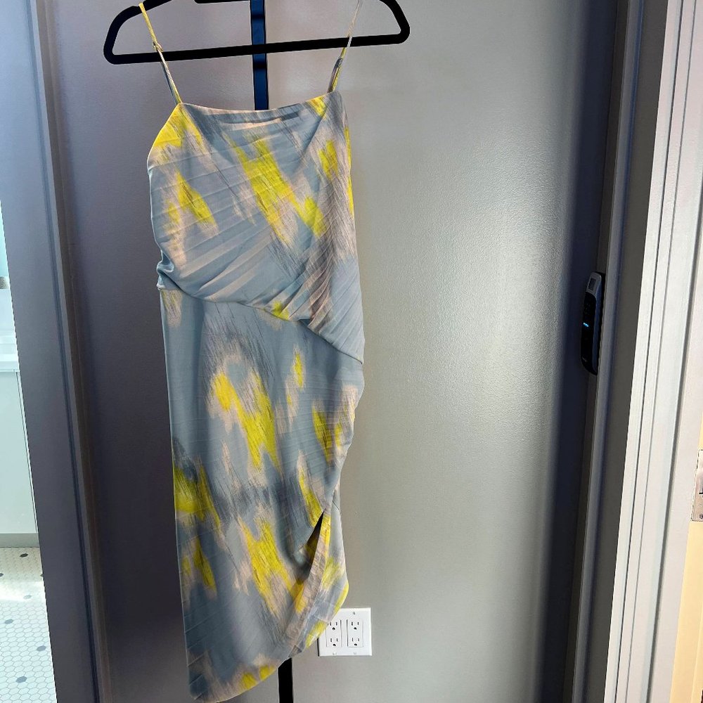 Halston Asymmetrical Modern Dress